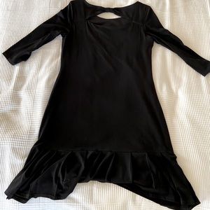 WHBM Flounce Hem, Open back/bow back dress